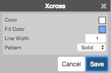 Xcross オプション