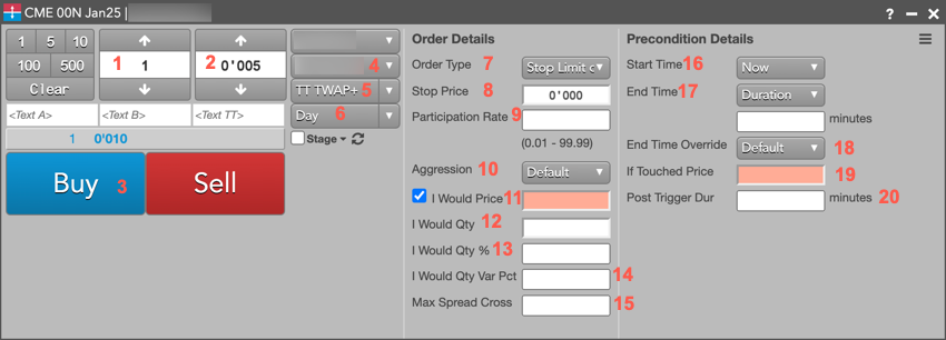TT TWAP+ ORDER